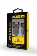 foto de CABLE HDMI GEMBIRD A DVI MACHO MACHO 4K 1,8 PREMIUM SERIES