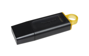 foto de MEMORIA USB 3.2 KINGSTON 128GB DATATRAVELER EXODIA NEGRO DORADO
