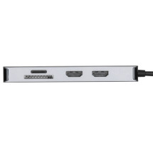 foto de DOCKING STATION TARGUS TIPO C A HDMI 2.0 X2 USB-A X2 PLATA