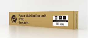 foto de REGLETA RACK GEMBIRD 1U 16A 8 TOMAS NEGRO 3 M CON INTERRUPTOR