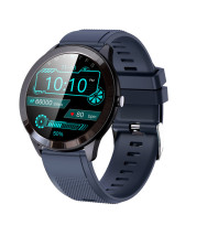 foto de SMARTWATCH LEOTEC 1,28 MULTISPORT WAVE AZUL PANTALLA REDONDA