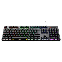 foto de TECLADO GAMING HIDITEC GK400 USB RETROILUMINADO MECANICO NEGRO