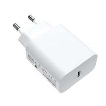 foto de CARGADOR DE PARED LEOTEC USB C 20W 3.0 5V3A 9V2,22A 12V1,67A BLANCO