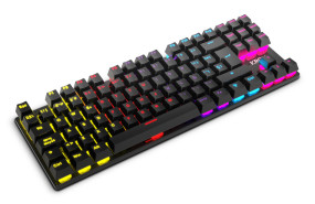 foto de TECLADO GAMING KROM KASIC TKL RAINBOW ES USB RETROILUMINADO MECANICO NEGRO