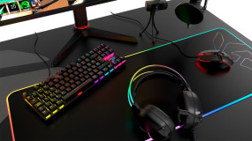 foto de TECLADO GAMING KROM KASIC TKL RAINBOW ES USB RETROILUMINADO MECANICO NEGRO