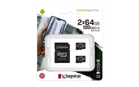 foto de MICRO SD KINGSTON HC 64GB 2 UDS