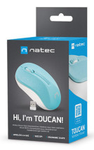 foto de RATON NATEC TOUCAN AZUL-BLANCO RF INALAMBRICO PILAS