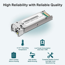 foto de MODULO SFP TPL LINK OMADA TL-SM321A BIDI WDM A2 / SINGLE MODE