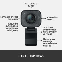 foto de LOGITECH STREAM CAM GRAPHITE EMEA CAMIN