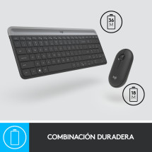 foto de COMBO TECLADO RATON LOGITECH COMBO MK470 INALAMBRICO GRAFITO