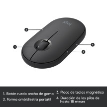 foto de COMBO TECLADO RATON LOGITECH COMBO MK470 INALAMBRICO GRAFITO