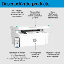 foto de HP LaserJet M140w Inal?mbrico Multifunction Blanco y negro Impresora, Fotocopiadora, esc?ner