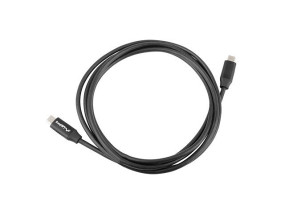 foto de CABLE LANBERG USB C MACHO/MACHO 1M QUICK CHARGE 4.0 NEGRO
