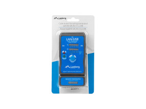 foto de NETWORK TESTER LANBERG RJ45/RJ11/USB