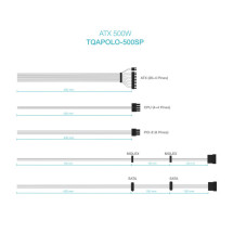 foto de FUENTE ALIMENTACION TOOQ TQAPOLO-500SP 500W