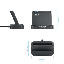 foto de LECTOR DE TARJETAS EXTERNO TOOQ TQR-220B DNIE VISION USB 2.0 NEGRO