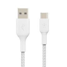 foto de BELKIN BRAIDED C-A 1M  WHT