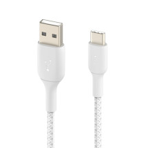 foto de BELKIN BRAIDED C-A 1M  WHT