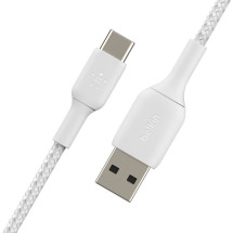 foto de BELKIN BRAIDED C-A 1M  WHT