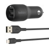 foto de BELKIN DUAL USB-A CAR CHARGER 12W X2  BLK