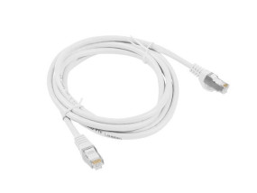 foto de CABLE RED LANBERG LATIGUILLO CAT.6 FTP 0.5M BLANCO FLUKE  PASSED