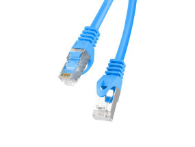 foto de CABLE RED LANBERG LATIGUILLO CAT.6 FTP 1M AZUL FLUKE PASSED