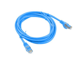 foto de CABLE RED LANBERG LATIGUILLO CAT.6 FTP 1M AZUL FLUKE PASSED