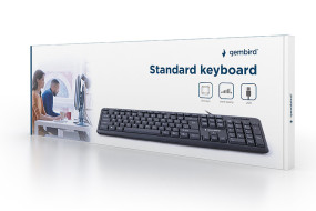foto de TECLADO GEMBIRD USB NEGRO DISEÑO EEUU