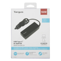 foto de CARGADOR DE CORRIENTE UNIVERSAL TARGUS 100W TIPO-C NEGRO