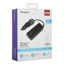 foto de CARGADOR DE CORRIENTE UNIVERSAL TARGUS 100W TIPO-C NEGRO