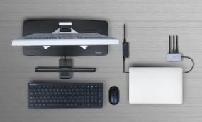 foto de CARGADOR DE CORRIENTE UNIVERSAL TARGUS 100W TIPO-C NEGRO