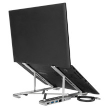 foto de SOPORTE PARA PORTATIL TARGUS PORTABLE STAND AND DOCK 15,6 PLATA