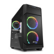 foto de CAJA mATX SHARKOON V1000 2XUSB3.0 SIN FUENTE RGB