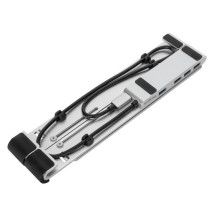 foto de BASE PORTATIL TARGUS CON HUB INTEGRADO USB-A X4 PLATA