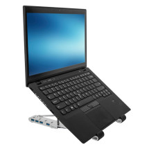 foto de BASE PORTATIL TARGUS CON HUB INTEGRADO USB-A X4 PLATA