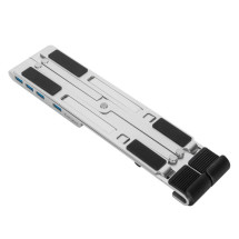 foto de BASE PORTATIL TARGUS CON HUB INTEGRADO USB-A X4 PLATA