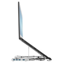 foto de BASE PORTATIL TARGUS CON HUB INTEGRADO USB-A X4 PLATA