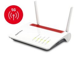 foto de ROUTER FRITZBOX 6850  4xGIGABIT/RED 5G+4G+3G/WIFI AC/MESH/450+866MBPS