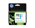 foto de TINTA HP 712 PACK 3 CIAN