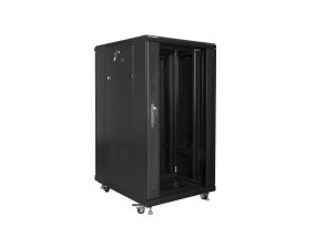foto de ARMARIO LANBERG RACK 19 22U 600X800 FLAT PACK BLACK NEGRO