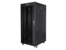 foto de ARMARIO LANBERG RACK 19 37U 800X1000 FLAT PACK NEGRO PUERTA CRISTAL CON LCD