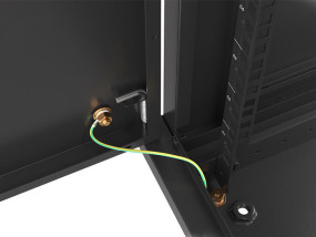 foto de ARMARIO LANBERG MURAL RACK 19 12U/600X450 FLAT PACK AUTOENSA NEGRO PTA METALICA