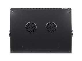 foto de ARMARIO LANBERG MURAL RACK 19 12U/600X450 FLAT PACK V2 NEGRO