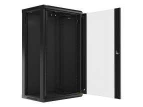 foto de ARMARIO LANBERG MURAL RACK 19 22U/600X450 FLAT PACK V2 NEGRO