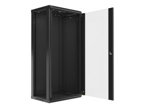 foto de ARMARIO LANBERG MURAL RACK 19 27U/600X450 FLAT PACK V2 NEGRO