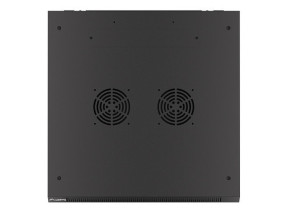 foto de ARMARIO LANBERG MURAL RACK 19 9U/600X600 FLAT PACK AUTOENSAM NEGRO PTA METALICA