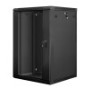 foto de ARMARIO LANBERG MURAL RACK 19 18U/600X600 FLAT PACK V2 NEGRO