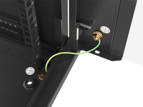 foto de ARMARIO LANBERG MURAL RACK 19 27U/600X600 FLAT PACK V2 NEGRO