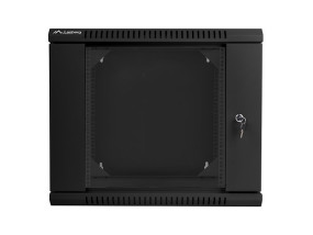 foto de ARMARIO LANBERG MURAL DOBLE SECCION RACK 19 9U/600X600 FLAT PACK NEGRO