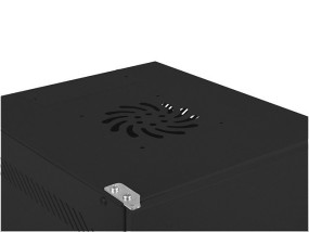 foto de ARMARIO LANBERG MURAL RACK 10 4U/280X310 FLAT PACK AUTOENSAM NEGRO PTA METALICA